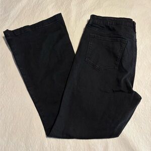 Sofia Vergara Flare Black Denim Jeans size 16x 31